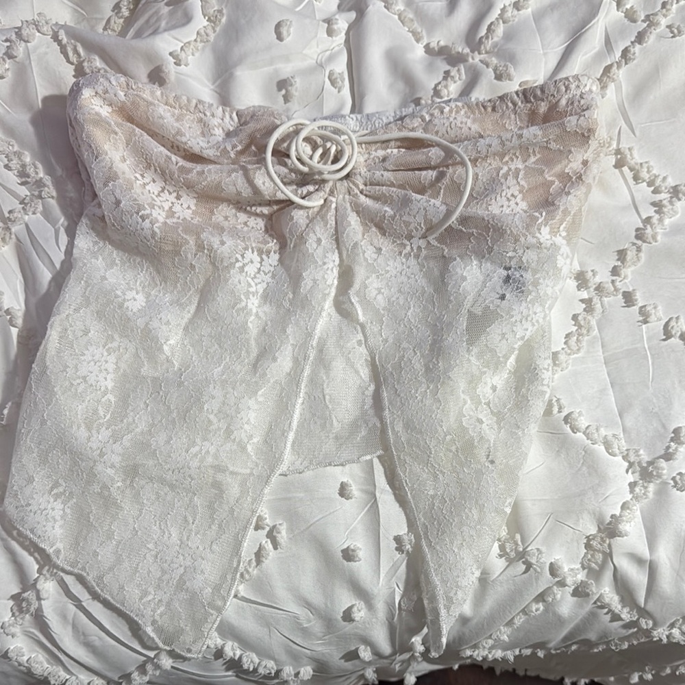Elegant White Lace Women's Intimate